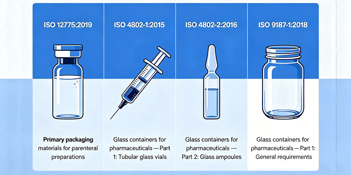 ISO Standards for Pharmaceutical Glass Packaging Explained (Complete Guide)