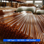Amber Neutral Borosilicate Glass Tubing for Light-Sensitive Pharmaceuticals